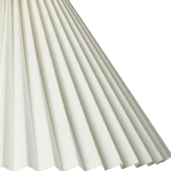 Nielsen Light Carolin Plisse lampeskærm, hvid, H20 cm