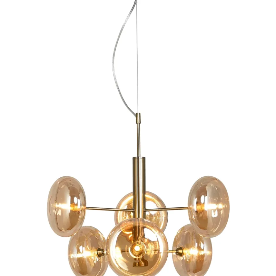 Nielsen Light Continental lysekrone, antik messing
