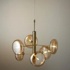 Nielsen Light Continental lysekrone, antik messing