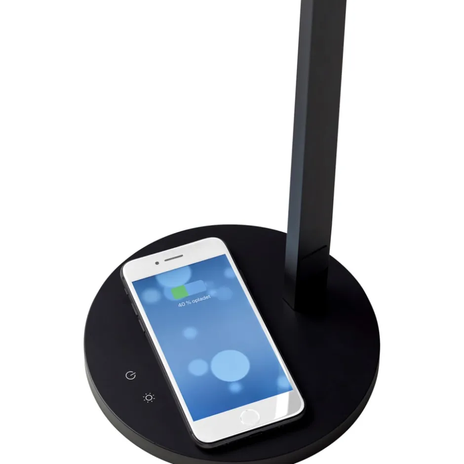 Nielsen Light Edge skrivebordslampe med QI oplader