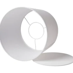 Nielsen Light Emma Cabana lampeskærm, hvid, H22 cm