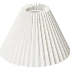 Nielsen Light Emma Piso Plisse lampeskærm til væg/pendel, hvid, H16,5 cm