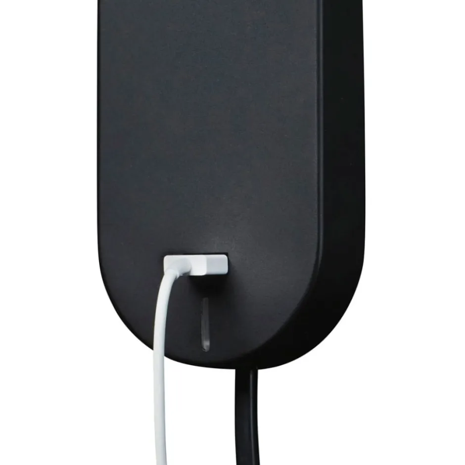 Nielsen Light Eye væglampe med USB, sort