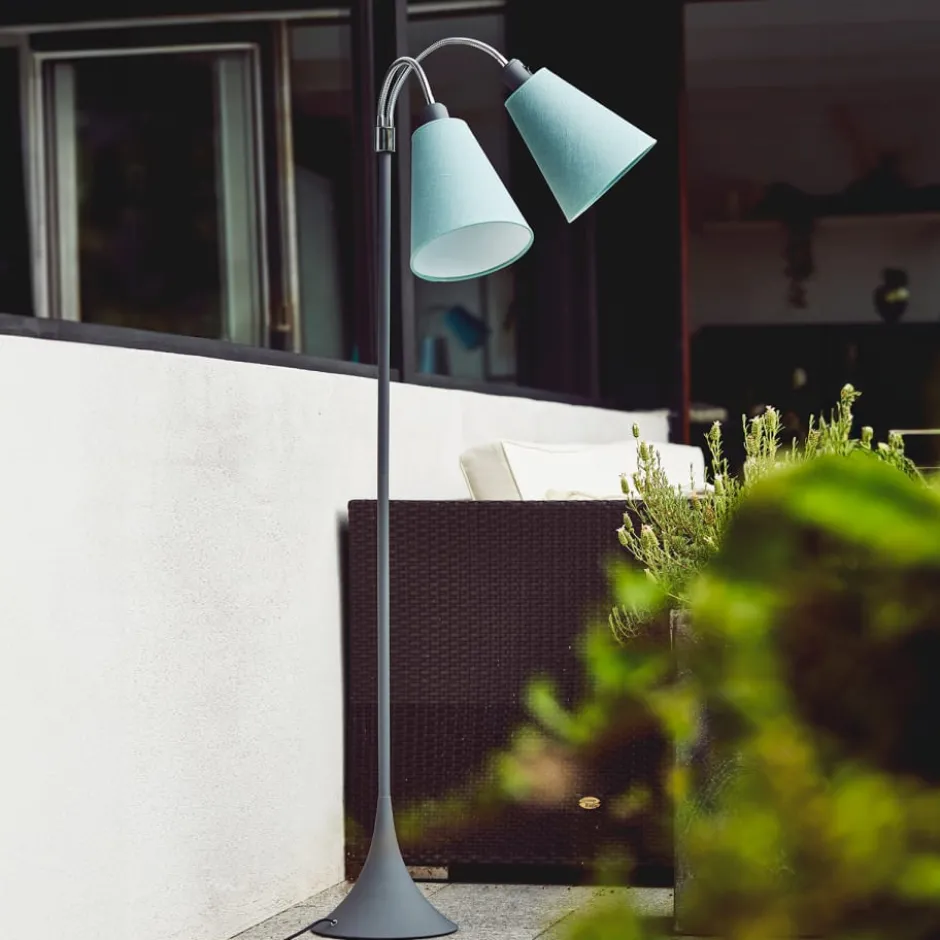 Nielsen Light Fodgænger gulvlampefod, grå
