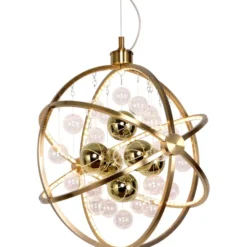 Nielsen Light Galaxy lysekrone, messing