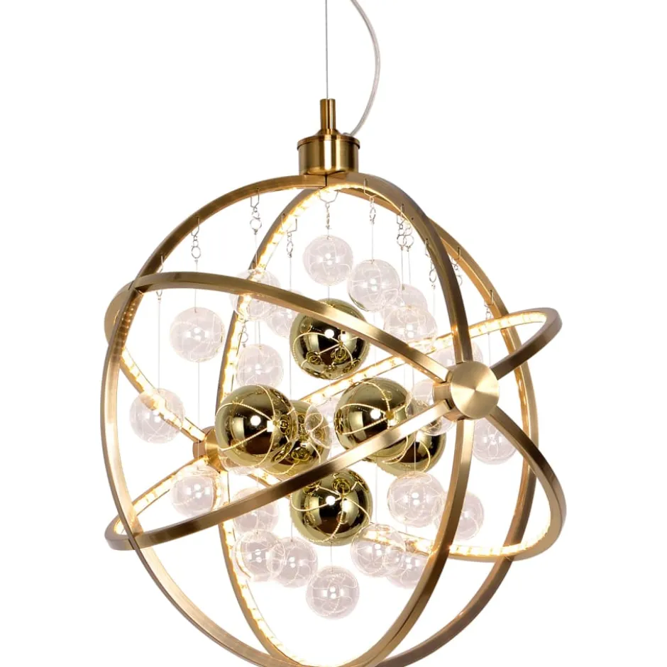 Nielsen Light Galaxy lysekrone, messing