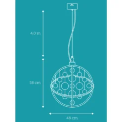Nielsen Light Galaxy lysekrone, sort