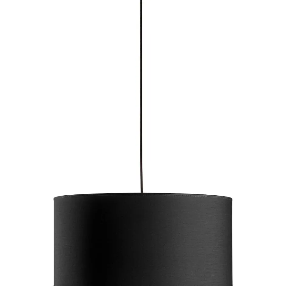 Nielsen Light Isabella Castillo lampeskærm, sort/hvid, Ø40 cm