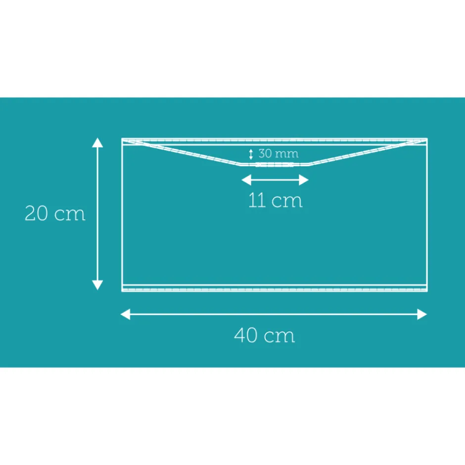 Nielsen Light Isabella Castillo lampeskærm, sort/hvid, Ø40 cm