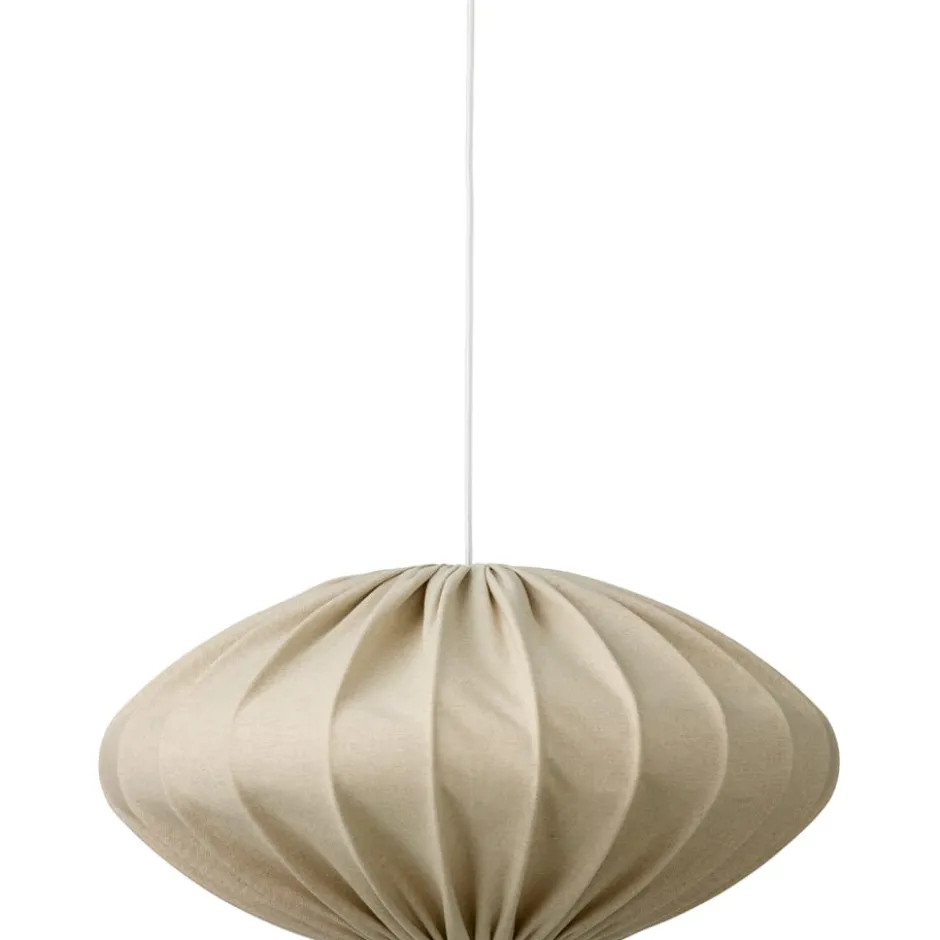 Nielsen Light Jasmin Ellipse pendel, hvid ledning, sand