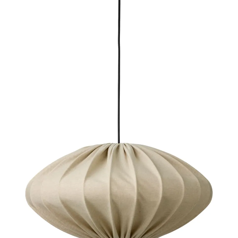 Nielsen Light Jasmin Ellipse pendel, sort ledning, sand