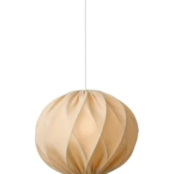 Nielsen Light Jasmin pendel, hvid ledning, sand
