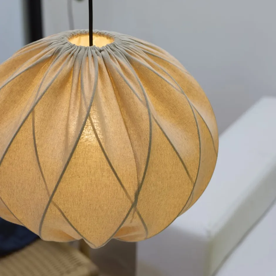 Nielsen Light Jasmin pendel, sort ledning, sand