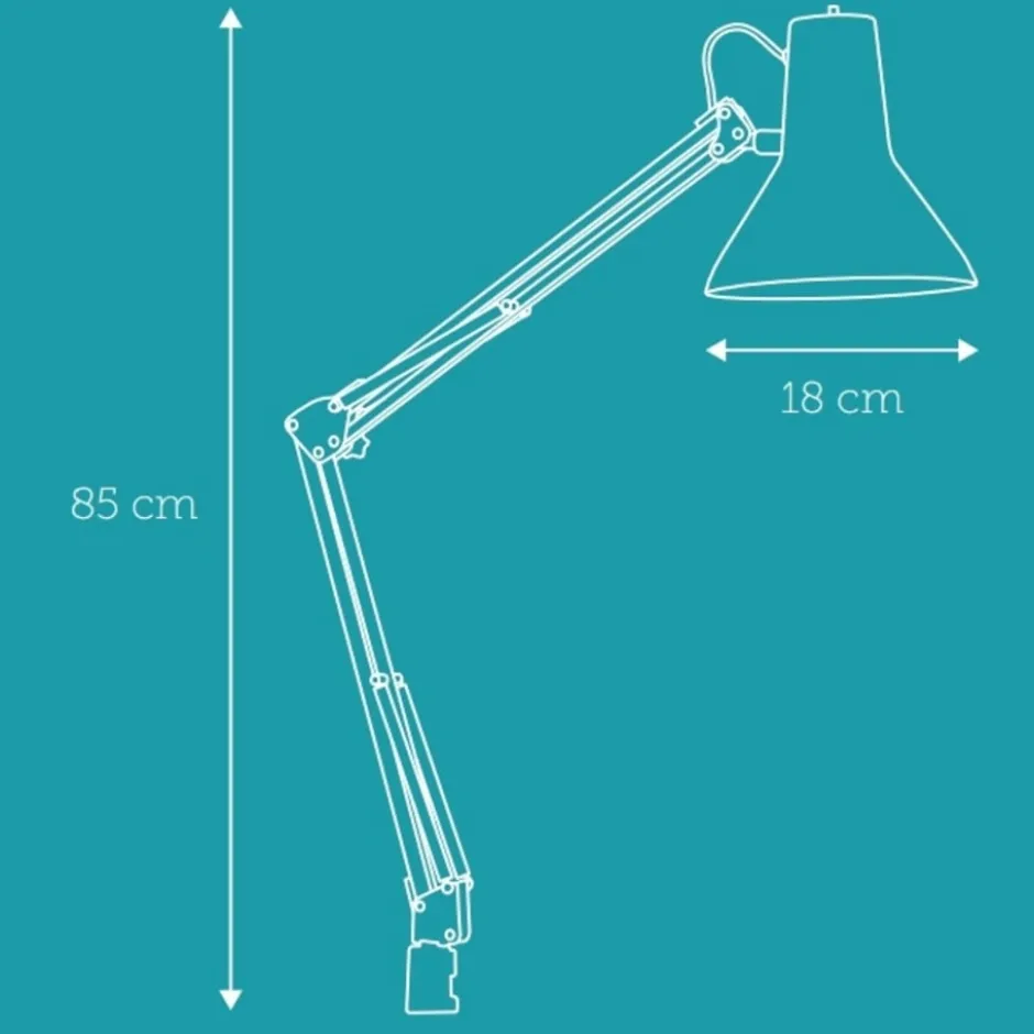 Nielsen Light Jensen arkitektlampe, grå