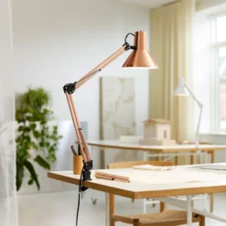 Nielsen Light Jensen arkitektlampe, kobber