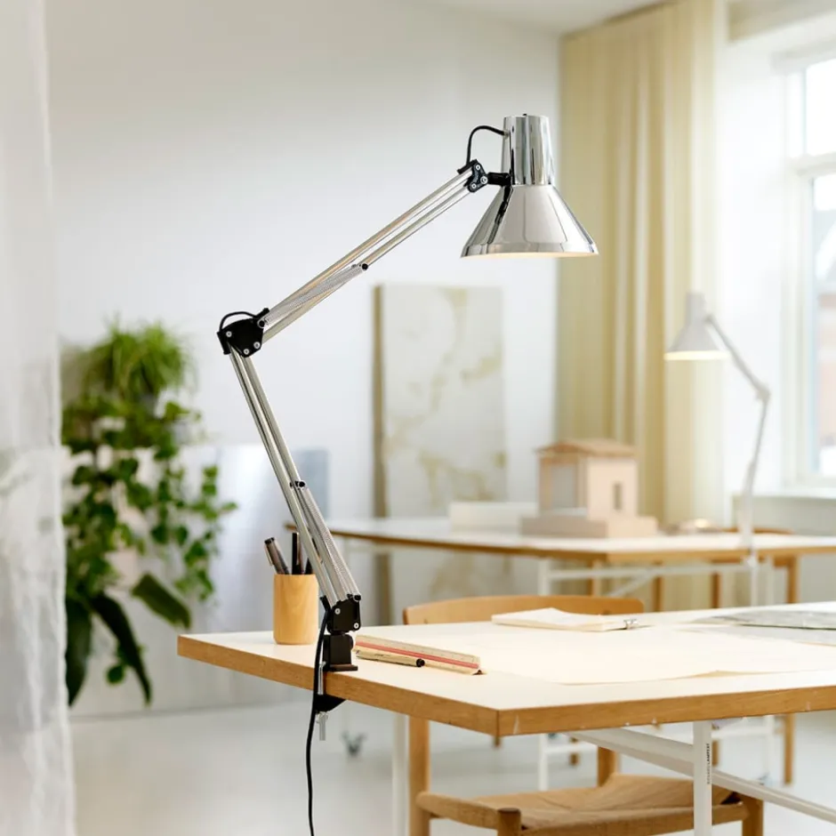 Nielsen Light Jensen arkitektlampe, krom