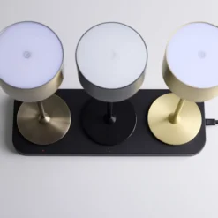 Nielsen Light ladestation til Bistro genopladelige bordlamper, til 3 lamper, sort
