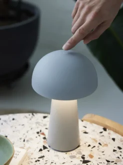 Nielsen Light Move Me genopladelig bordlampe, lysegrå