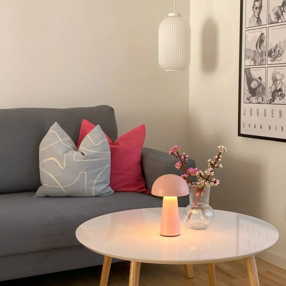 Nielsen Light Move Me genopladelig bordlampe, lyserød