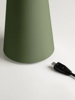 Nielsen Light Move Me genopladelig bordlampe, olivengrøn