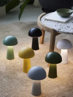 Nielsen Light Move Me genopladelig bordlampe, olivengrøn
