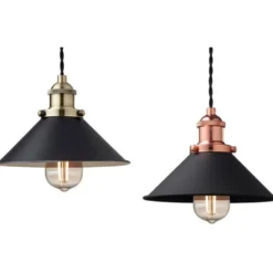 Nielsen Light Neksø pendel, sort/kobber