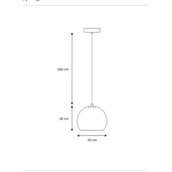 Nielsen Light Nice pendel, antik messing, Ø20 cm