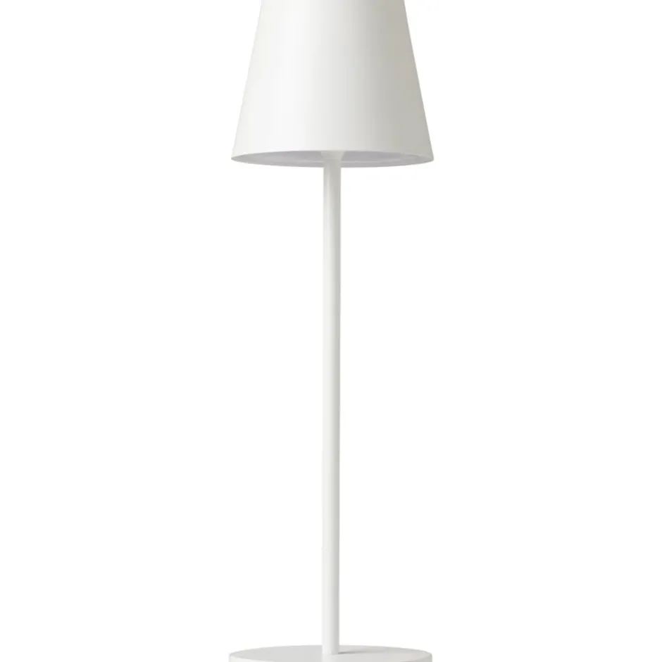 Nielsen Light One genopladelig bordlampe, hvid