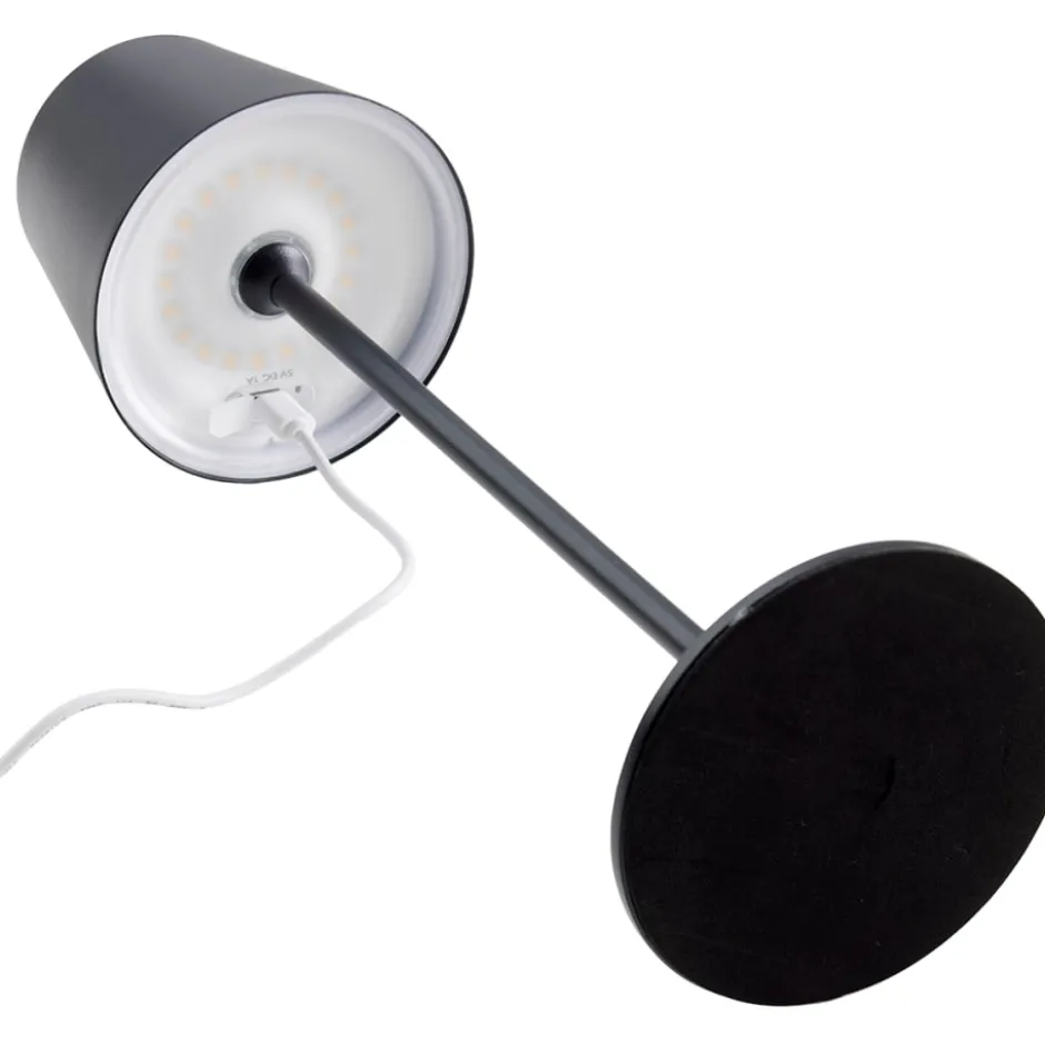 Nielsen Light One genopladelig bordlampe, sort