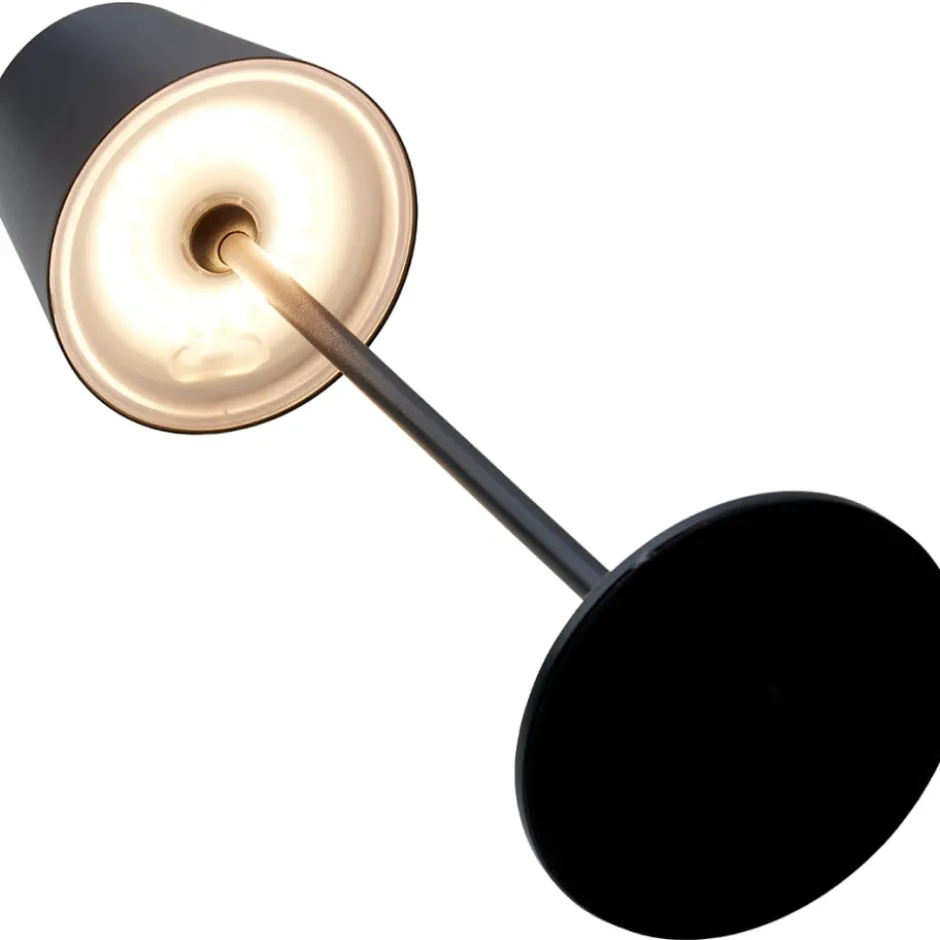 Nielsen Light One genopladelig bordlampe, sort