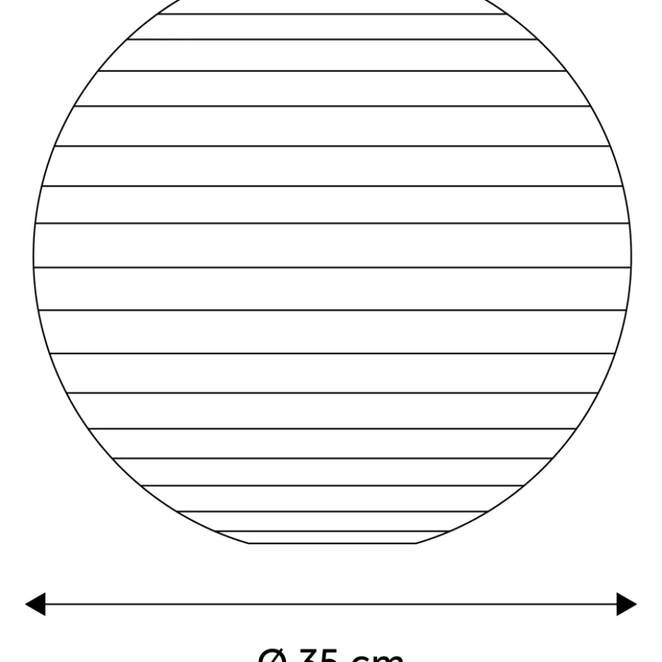 Nielsen Light rispapirslampe, Ø35 cm