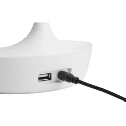 Nielsen Light Samba bordlampe med USB, hvid