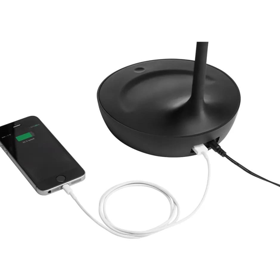 Nielsen Light Samba bordlampe med USB, sort