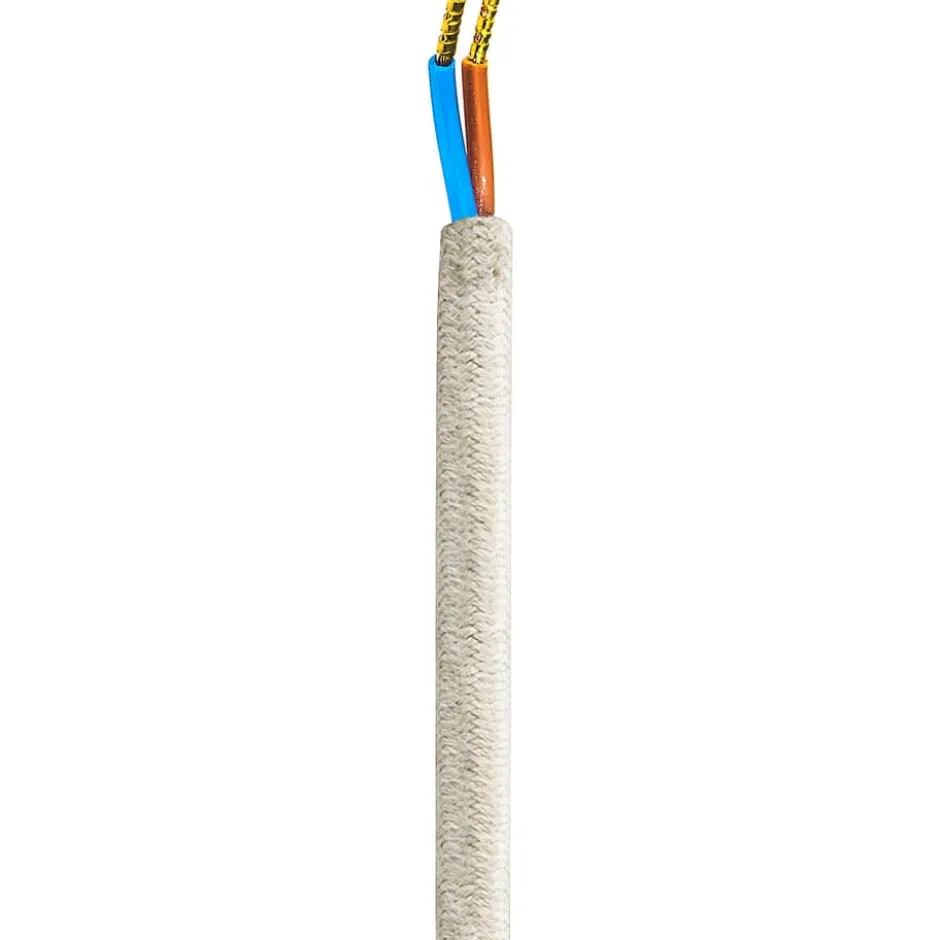 Nielsen Light stofledning, 2x0,75 mm², 4 meter, hør