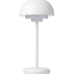 Nielsen Light Toscana genopladelig bordlampe, hvid