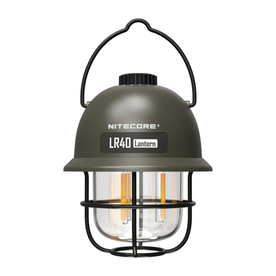 Nitecore lanterne, genopladelig, grøn