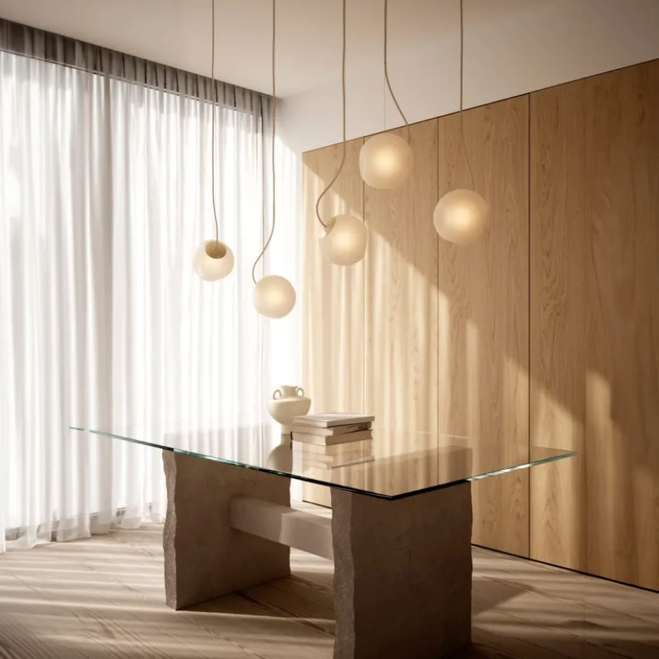 Nordic Tales Bright Barocco pendel, creme ledning