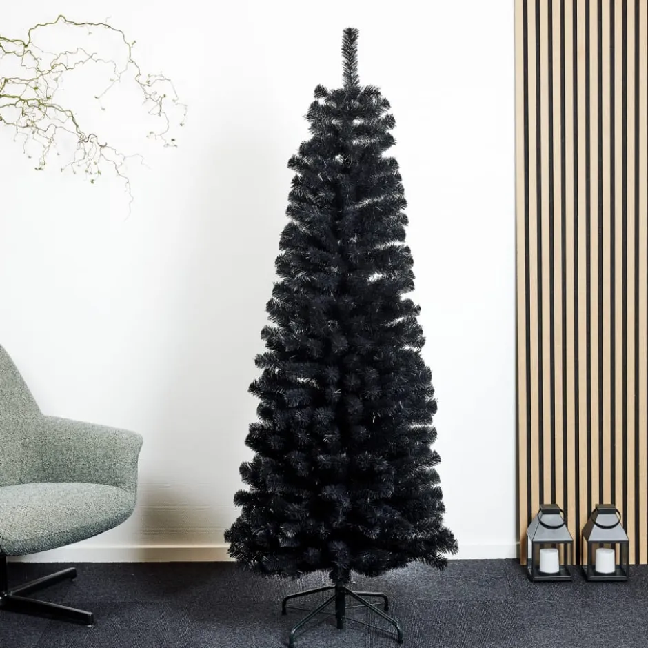 Nordic Winter Bling kunstigt juletræ, sort