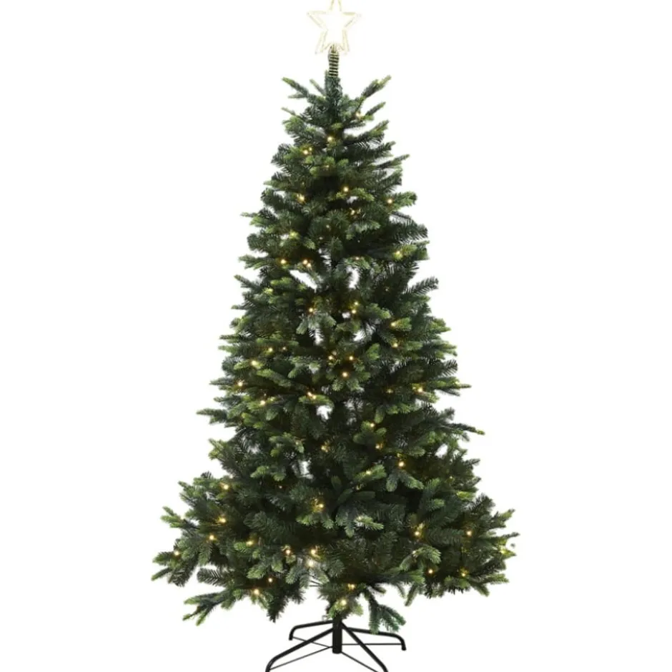 Nordic Winter Lifa kunstigt juletræ med lys, 150 x 106 cm