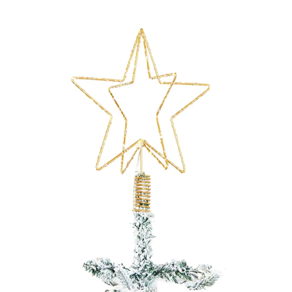 Nordic Winter topstjerne med lys