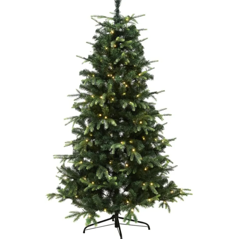 Nordic Winter Vigga kunstigt juletræ med lys, 140 x 96 cm
