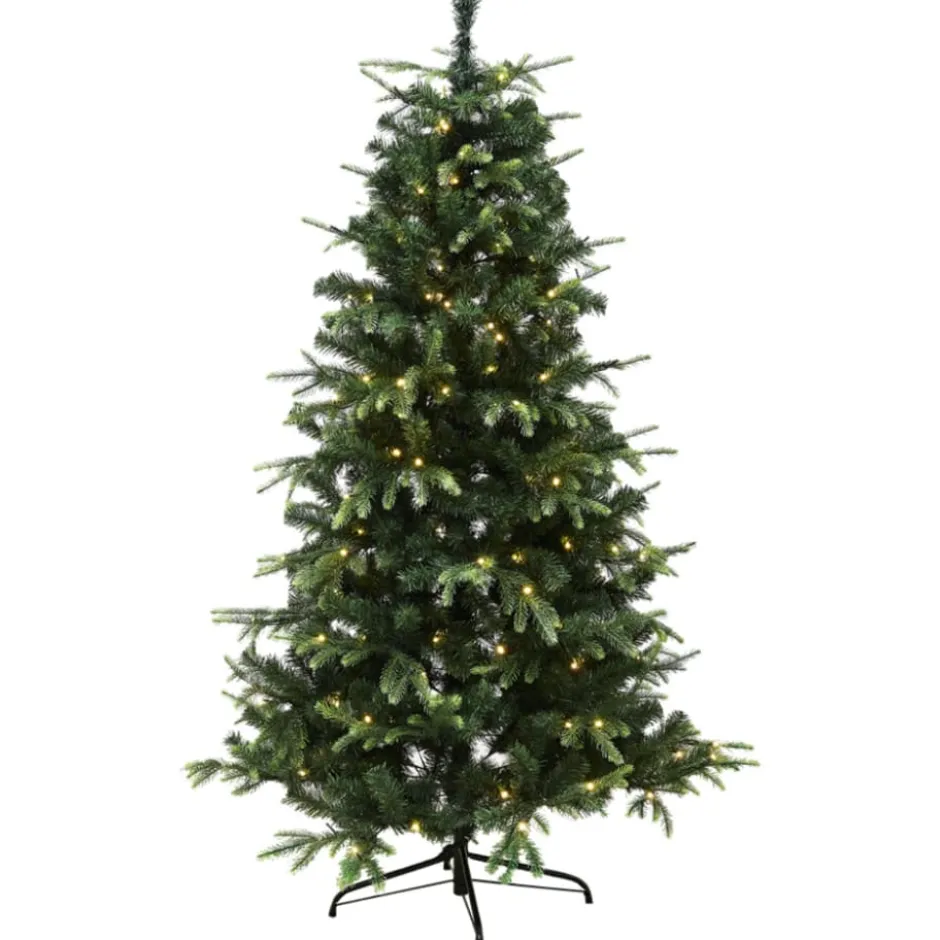 Nordic Winter Vigga kunstigt juletræ med lys, 200 x 134 cm