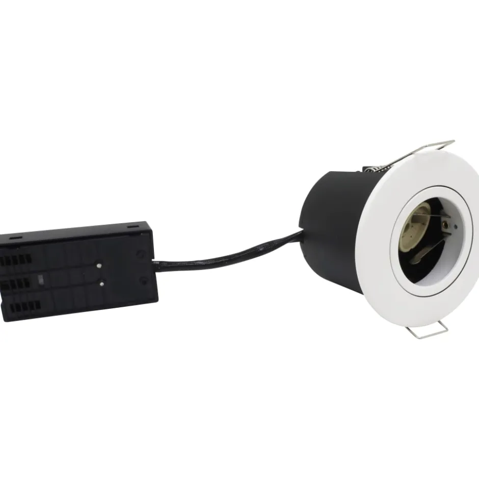 Nordtronic Fast Install ECO indbygningsspot, mat hvid, 10-pak