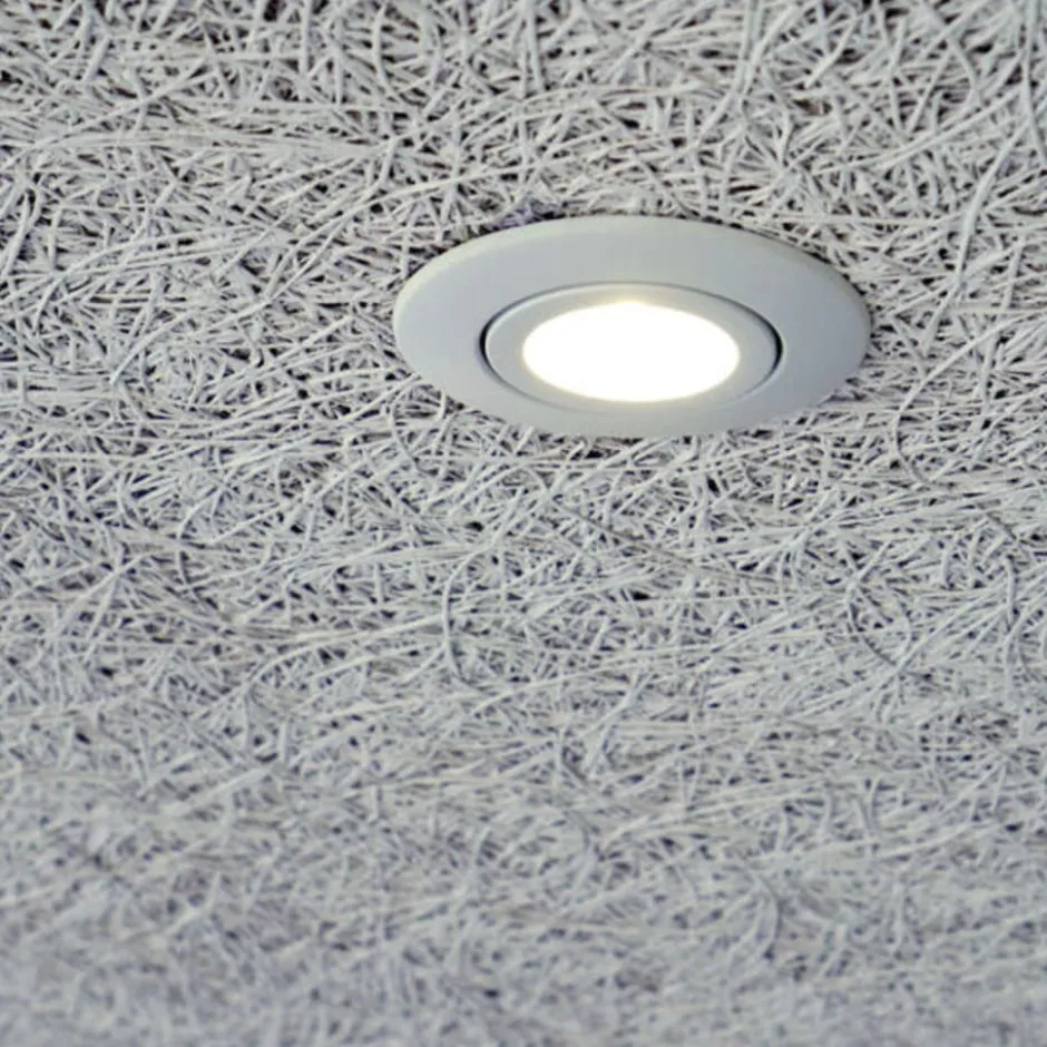 Nordtronic Fast Install ECO indbygningsspot, mat hvid, 10-pak