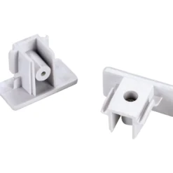 Nordtronic 1F endestykke, hvid