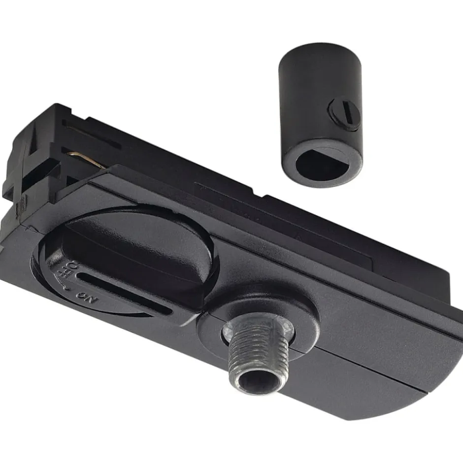 Nordtronic 1F pendeladapter, sort