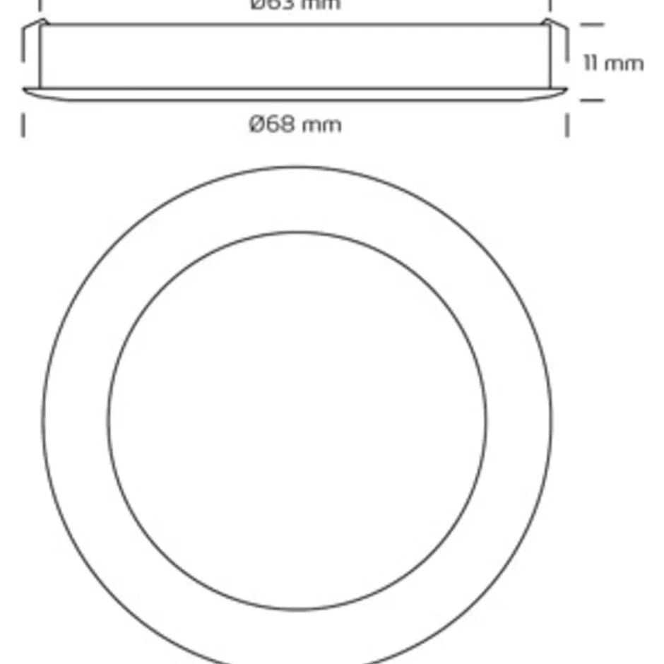 Nordtronic Linea møbelspots 3-kit, 3000K, hvid