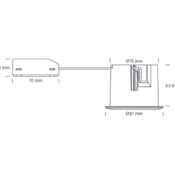 Nordtronic Quick Install G2 indbygningsspot uden front