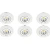 Nordtronic Velia Eco CCT indbygningsspot, 6-pak