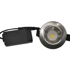 Nordtronic Velia Low Profile indbygningsspot, børstet alu, 3000K